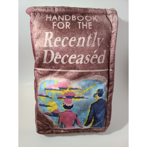 Beetlejuice Handbook for the Recently Deceased Pillow - Picture 1 of 2